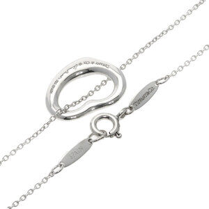 Tiffany Co Open Heart Necklace Silver